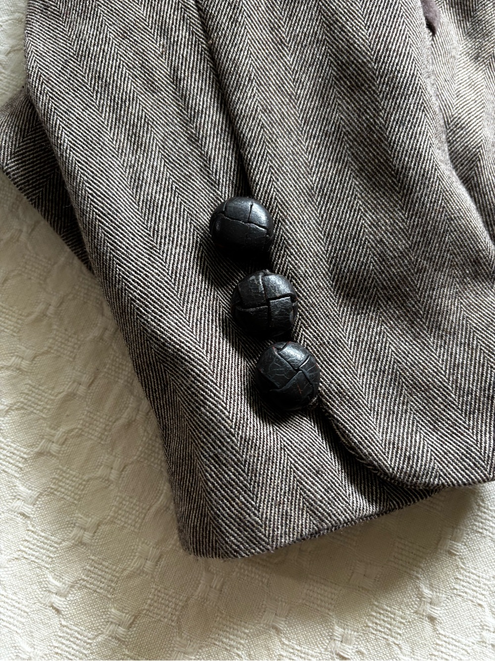 Banana Republic Brown Tweed Notch Lapel Blazer - Picture 8 of 13